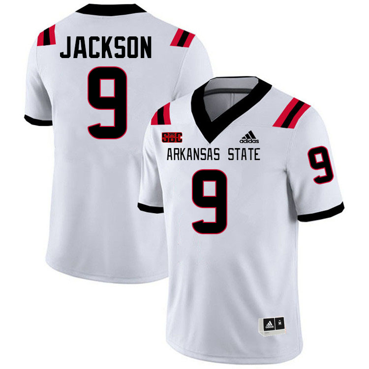 Courtney Jackson Arkansas State Jersey,Arkansas State Red Wolves Football Uniforms,Jersey-White